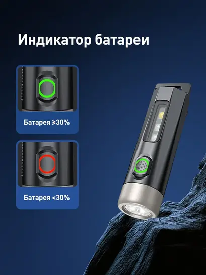Светодиодный мини-фонарик PHILIPS SFL1121, портативный (с ВБ кошельком)