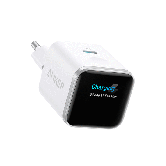 Зарядное устройство Anker A121DG21 Nano Charger 45W Smart Display (с кошельком WB)