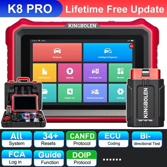 Диагностический сканер Kingbolen K8 Pro (из-за рубежа)