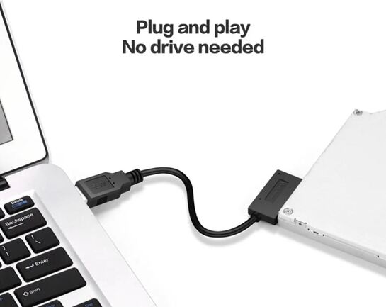 USB адаптер для подключения ноутбучного dvd привода (из-за рубежа / по карте озон)