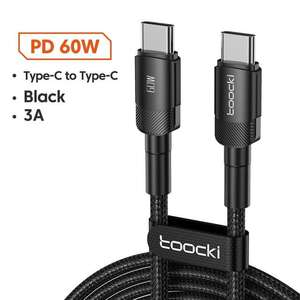 Кабель Type-C - Type-C 60W 1M Toocki