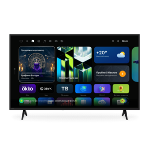 4K Телевизор Sber SDX-55U4010B, 55"(139 см), Smart TV
