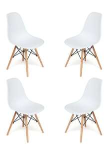Комплект стульев 4 шт. TetChair CINDY (EAMES) (mod. 001), белый (цена по озон карте)