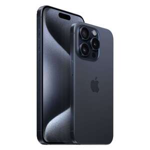 Смартфон Apple iPhone 15 Pro Max 256 Гб, nano-SIM + eSIM, Blue Titanium (+76496 бонусов)