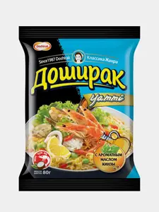 Доширак Yammi со вкусом Том Ям, 80 гр, 2 шт.
