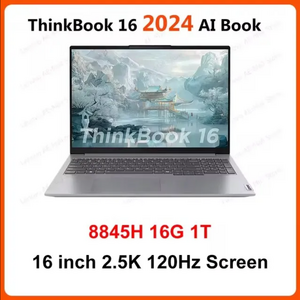Ноутбук Lenovo ThinkBook 16+ 2024, R7 8845H 16Гб+1Тб, 16" 2,5K 120 Гц