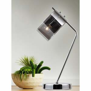 Лампа настольная Rivoli 3035-501 Е14 хром стекло