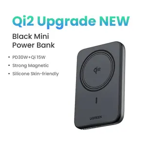 Магнитный внешний аккумулятор UGREEN Qi2, 10000 мАч, 30 Вт