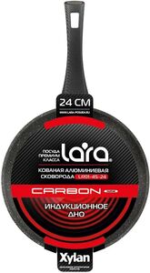 Сковорода LARA LR01-45-24, 24см (антипригарное покрытие, алюминиевая,подходит для индукции)