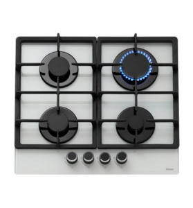 Газовая варочная панель Haier HHX-G64CNW + 450 бонусов (с картой OZON)