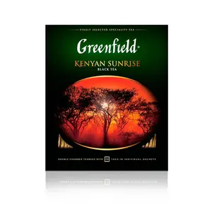 [Самара] Чай чёрный Greenfield Kenyan Sunrise, 100 пакетиков