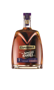 Коньяк «Старейшина» in Single Barrel 7 лет Россия, 0,5 л + возврат бонусами 70% на карту Ашан
