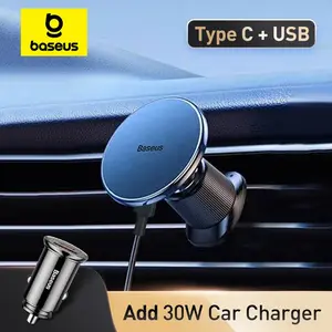 Магнитное зарядное устройство в авто Baseus CW01