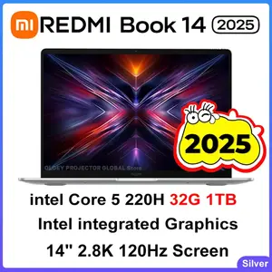 Ноутбук Xiaomi Redmi Book 14 2025, 14", 2880×1800, Intel Core 5 220H, 32 Гб/1 Тб, Intel Integrated Graphics, Windows 11