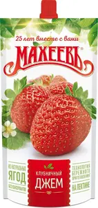 Джем Махеевъ клубничный/малиновый/абрикосовый, 300 г