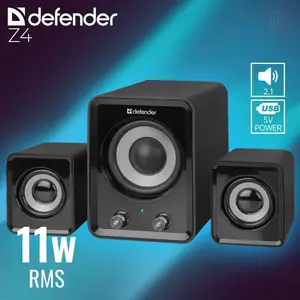 Компьютерная акустика 2.1 Defender Z4, 11 Вт, питание USB (с ВБ Кошельком)