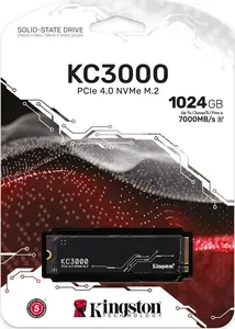 Внутренний SSD-диск Kingston 1 ТБ KC3000 M.2 PCI-E 4.0 (SKC3000S/1024G)