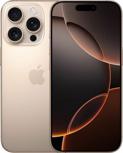 Смартфон Apple iPhone 16 Pro 256 ГБ, Dual: nano SIM + eSIM, пустынный титан