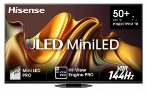 Телевизор MiniLED 65" Hisense 65U8NQ (4K, 144гц, Смарт ТВ), с макс.WB кошельком