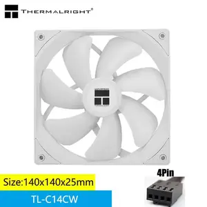 Вентилятор для корпуса Thermalright 140мм 4pin PWM TL-C14CW (с ВБ кошельком)
