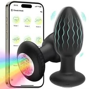 Анальная пробка с RGB-подсветкой и вибрацией (из-за рубежа, по озон карте) + 200 бонусов за отзыв