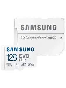 Карта памяти Samsung Evo Plus microSDXC U3 128GB с адаптером