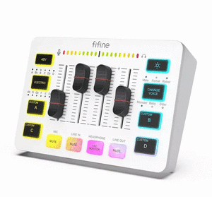 Микшерный пульт Fifine SC3 (XLR , jack, Type-C)