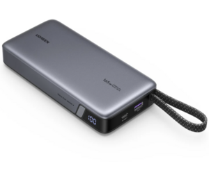 Внешний аккумулятор UGREEN PB552 25000 мАч, 165 Вт, 4 выхода