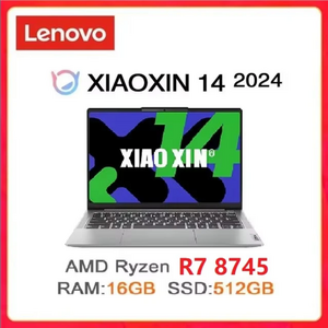 Ноутбук Lenovo Xiaoxin 14, 14", IPS, FHD, Ryzen 7 8745HS, 16/512 ГБ, Radeon 780M, Windows 11 (Из РФ)