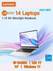 Ноутбук Lenovo Lecoo 14 (N155C).  14", i5-13420H, 16 ГБ+ 1Тб, Windows, англ. раскладка (из-за рубежа, по карте Ozon + 3768₽ пошлина) 