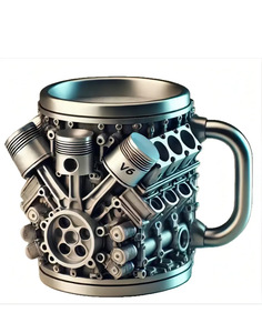 Кружка двигатель V6 (с ВБ кошельком)