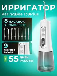 Ирригатор для зубов портативный KaringBee 139 Plus (с картой OZON)