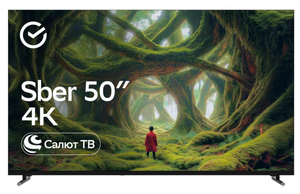 Телевизор Sber SDX-50U4139, Салют ТВ (с WB кошельком)