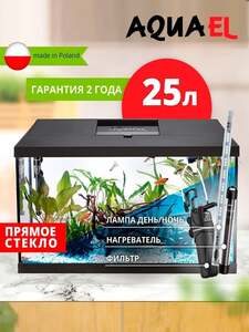 Аквариум AQUAEL LEDDY SET PLUS DAY & NIGHT 2.0 40, 25 л