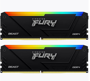 Оперативная память Kingston FURY Beast RGB, DDR4, 16GB, 3200MHz