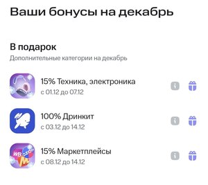 "Новогодний" возврат трат от МТС Деньги