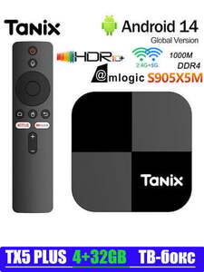 ТВ приставка Tanix PLUS (с картой OZON, из-за рубежа)