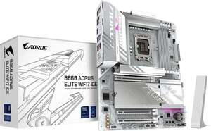 Материнская плата Gigabyte B860 AORUS ELITE WIFI7 ICE LGA 1851 DDR5 (с картой OZON)