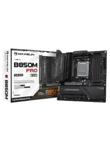 Материнская плата Maxsun MS-Terminator B850M PRO WIFI AM5 4хDDR (ВБ кошель и клуб)