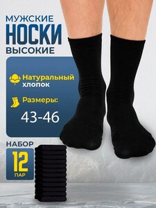 Носки мужские GG GAVAR GROUP, 12 пар (с картой OZON)