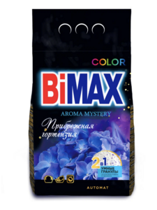 Стиральный порошок Bimax Color Прибрежная гортензия, Automat, 9 кг.