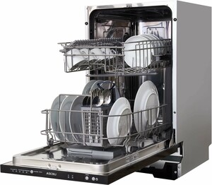 Посудомоечная машина Ascoli "A45DWFIA950B", 45 см, встраиваемая, узкая