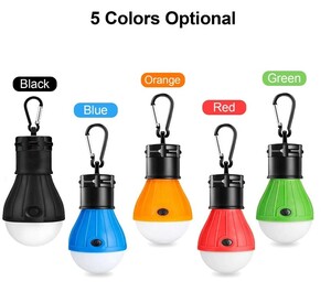 Портативная светодиодная лампа для кемпинга, на батарейках (200 баллов за отзыв, из-за рубежа)