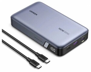 Внешний аккумулятор Ugreen Nexode PB207, 100 Вт, 20000 мАч