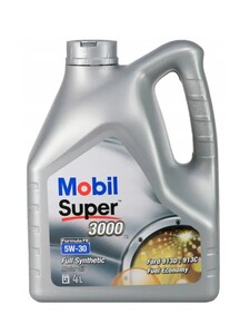 Синтетическое моторное масло MOBIL SUPER 3000 X1 FORMULA FE 5W-30, 4 л (с картой OZON)