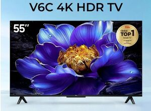 Телевизор TCL 55V6C 55" 4K UltraHD LED Google TV Smart TV (с макс. кошельком, с подпиской)