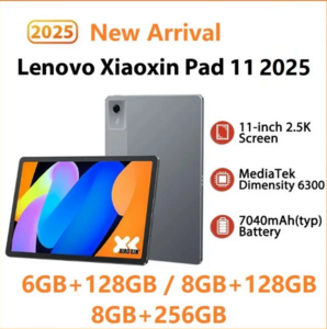 Планшет Lenovo Xiaoxin Pad 11 2025, 6/128 MTK 6300, 11". (Из-за рубежа)