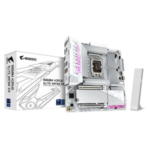 Материнская плата Gigabyte B860M AORUS ELITE WiFi6E ICE LGA 1851 DDR5 (с картой OZON)