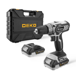 [МСК] Дрель-шуруповёрт Deko DKCD20 Black Edition SET 3 аккумуляторный, в кейсе