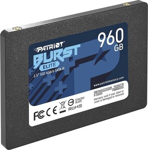 Внутренний SSD-диск Patriot Memory Burst Elite 2.5" SATA3 960 Гб (с картой OZON)